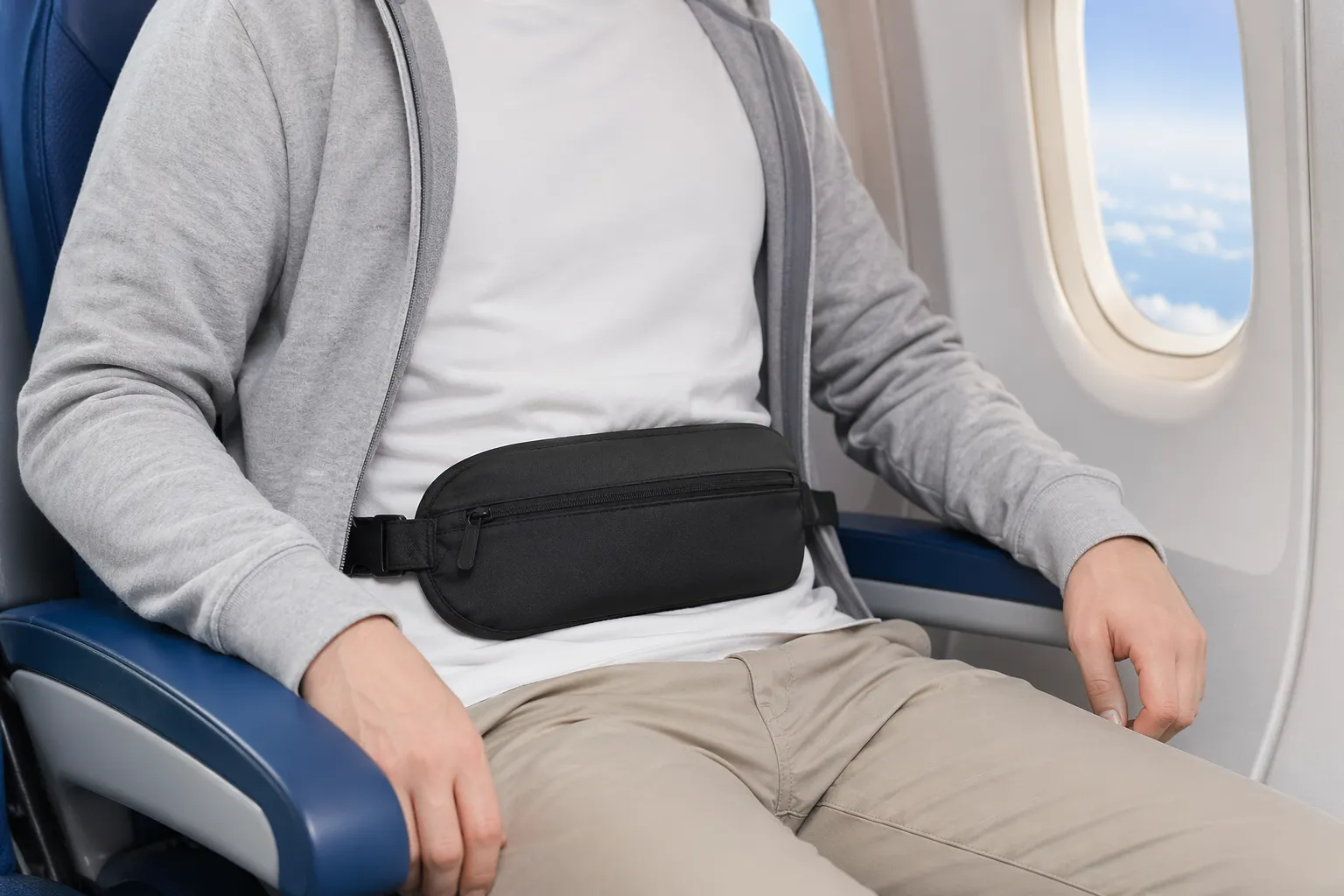 Veilig reizen met je belangrijkste spullen dicht op je lichaam.